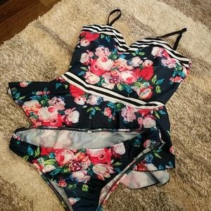 Multi color tankini